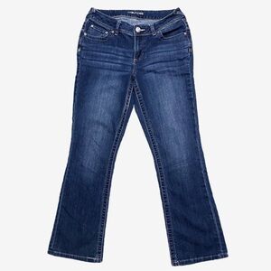 Maurices Dark Blue Flare Jeans